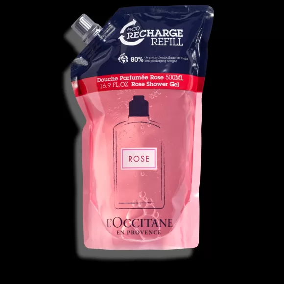 Shop L'Occitane Éco-Recharge Douche Parfumee Rose 500Ml