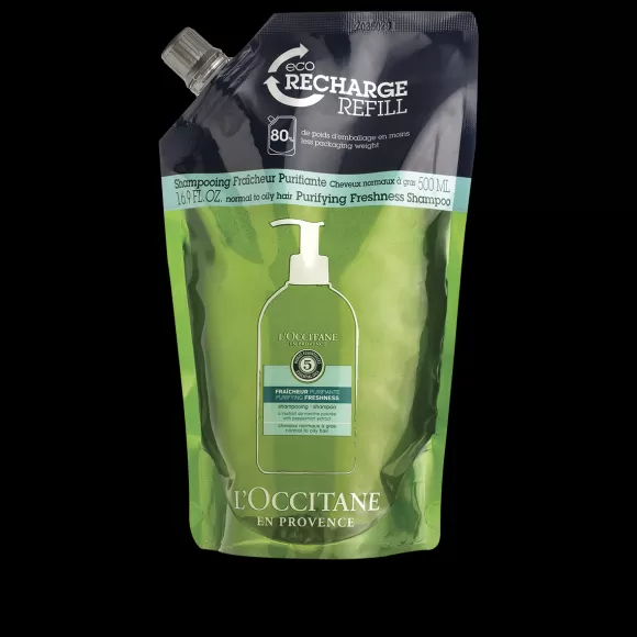 Best Sale L'Occitane Éco-Recharge Shampoing Fraicheur Purifiante 500Ml