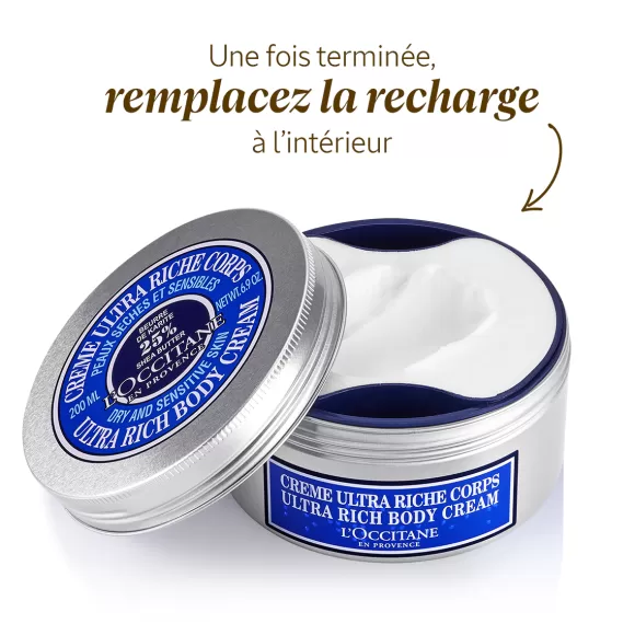 Hot L'Occitane Crème Ultra-Riche Corps Karite 200 Ml