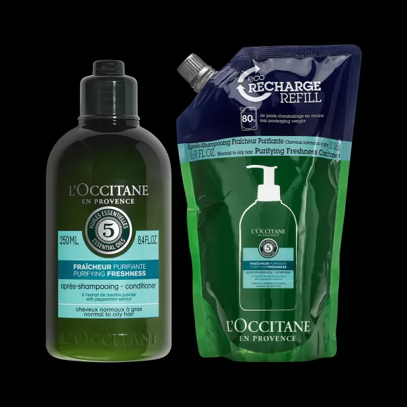 Cheap L'Occitane Duo Après-Shampoing Fraicheur Purifiante