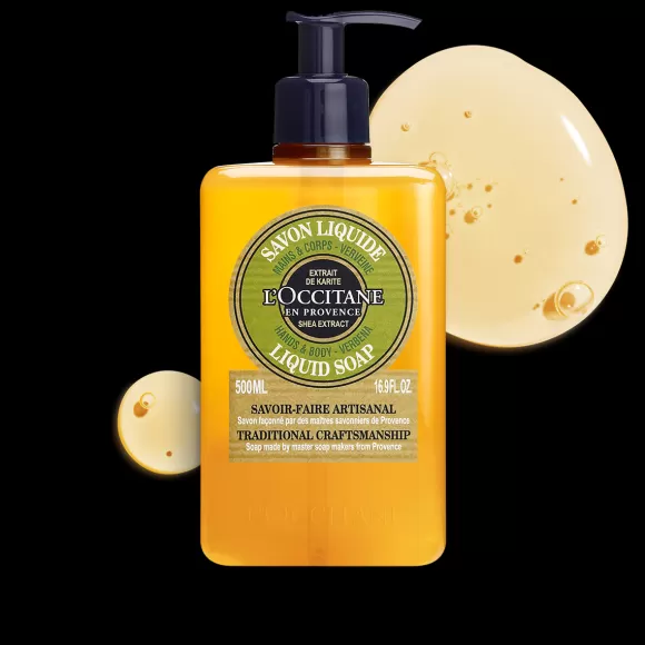 Shop L'Occitane Savon Liquide Mains & Corps Karite Verveine 500Ml