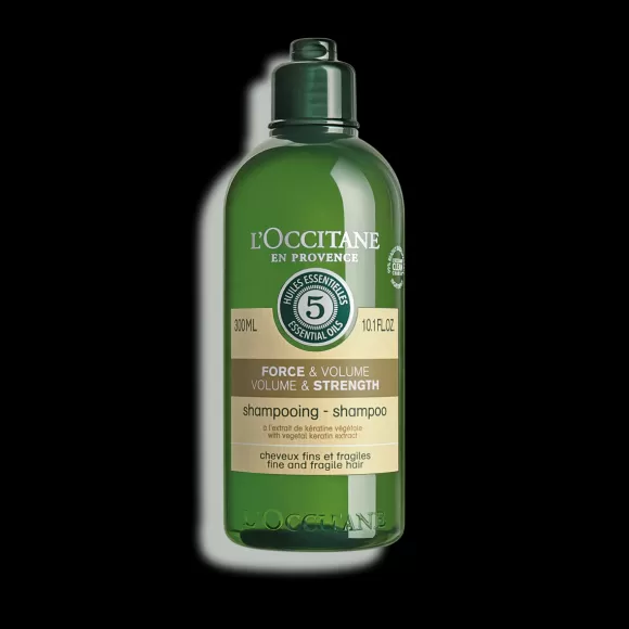 Discount L'Occitane Shampoing Force & Volume Aromachologie 300Ml